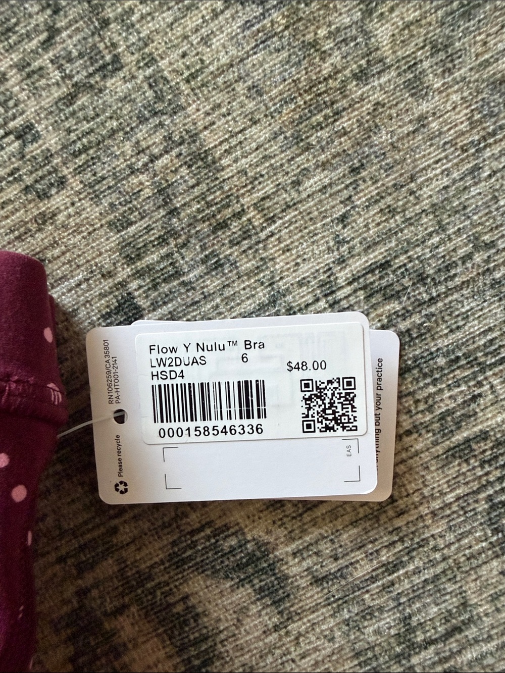 Lululemon Flow Y Nulu - Heart Scatter - Picture 3 of 3